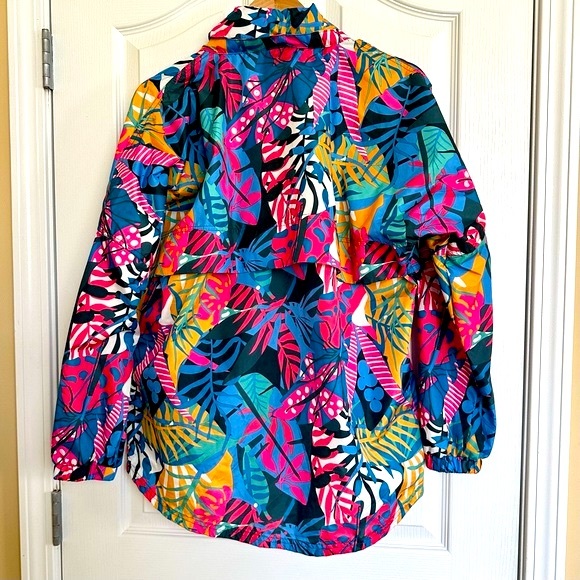 LAUREN JAMES Multicolored Anorak Pullover Water  Resistant Jacket Size Small - Picture 10 of 15